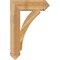 Ekena Millwork Thorton Arts & Crafts Rough Sawn Bracket, Western Red Cedar, 6"W x 24"D x 36"H BKT06X24X36THR03RWR - alternate 2